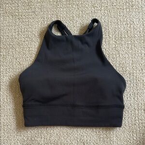 Lululemon Black High-Neck Sports Bra